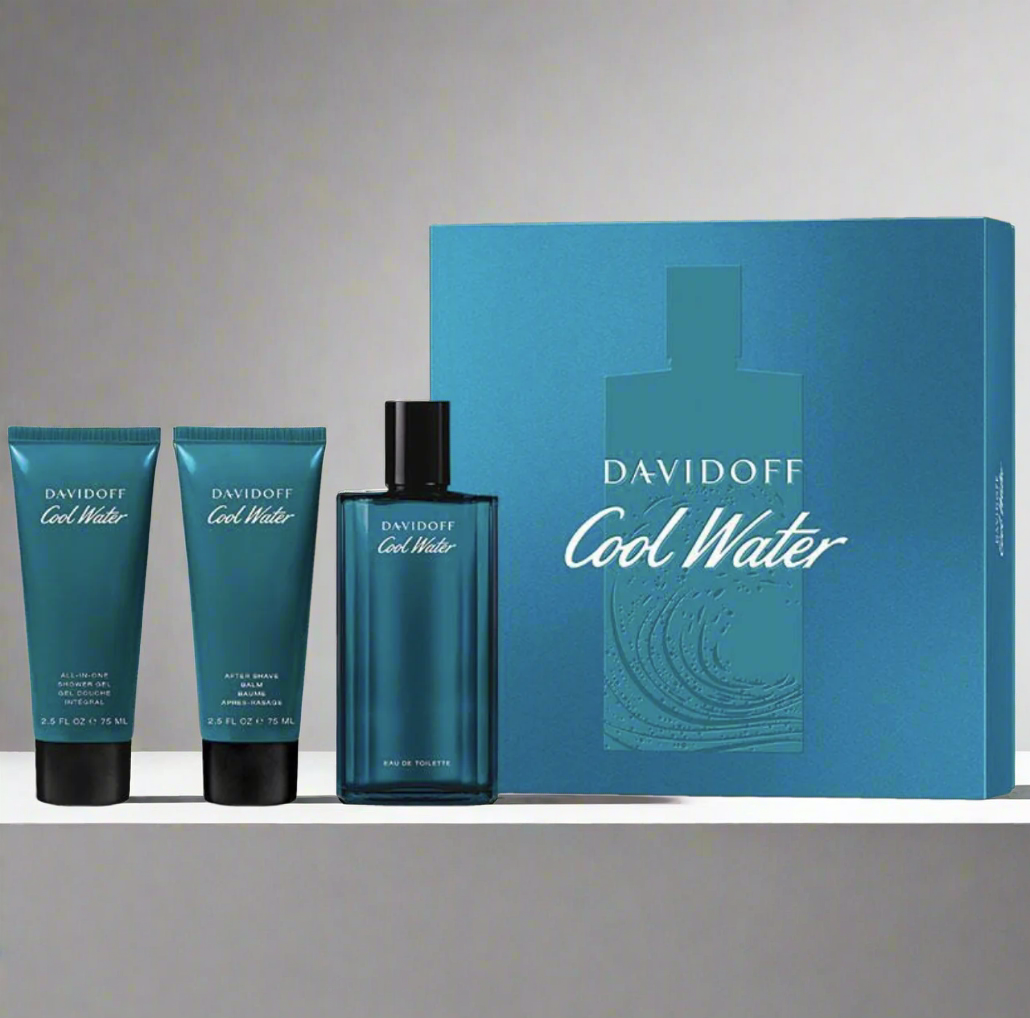 DAVIDOFF COOL WATER 3PCS SET FOR MENS