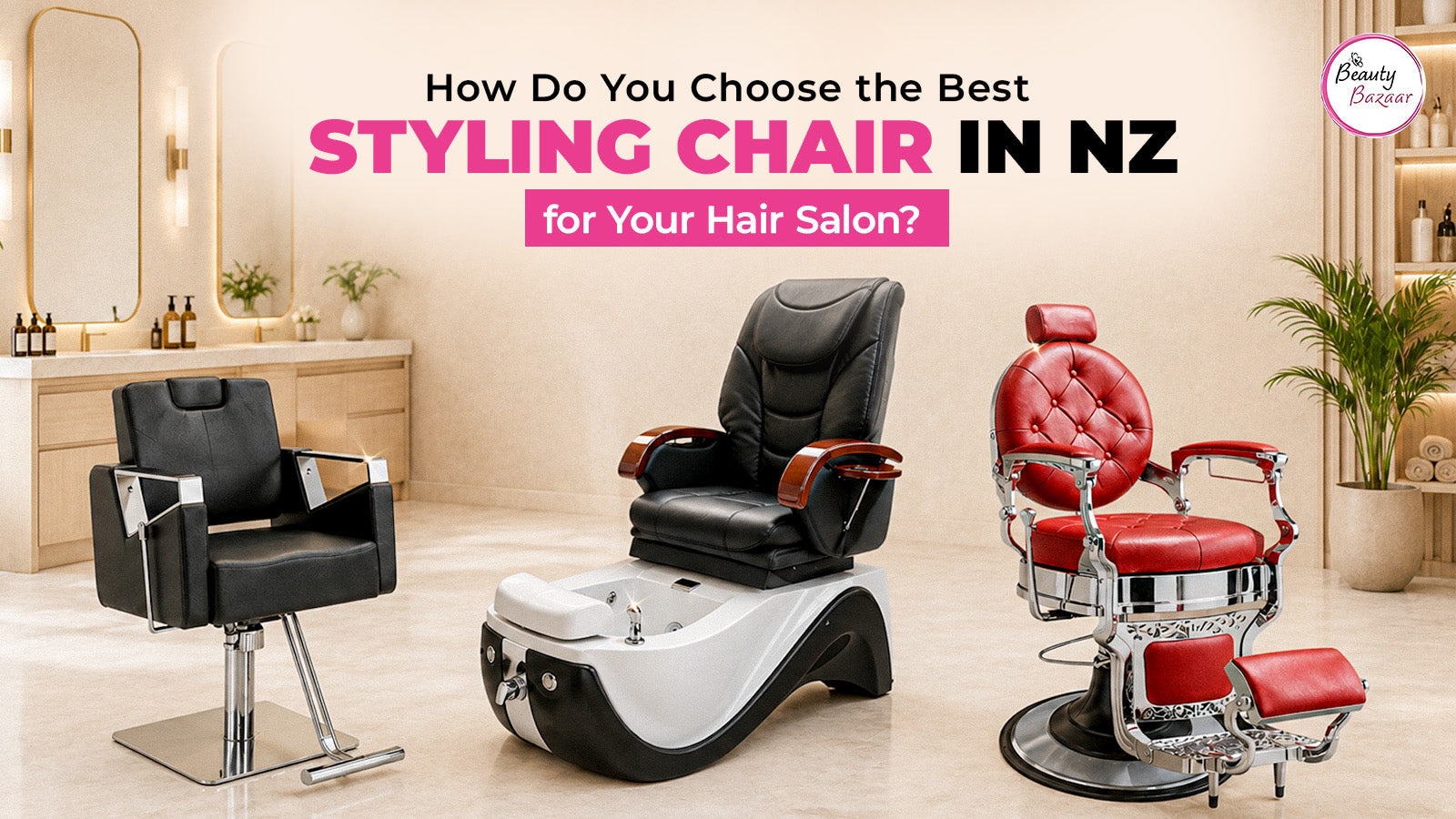 How Do You Choose the Best Styling Chair in NZ for Your Hair Salon?