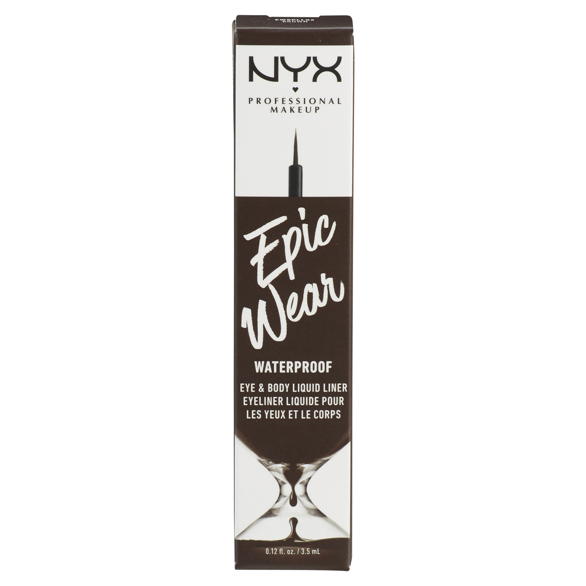 NYX Epic Wear Waterproof Eye & Body Liquid Liner Brown