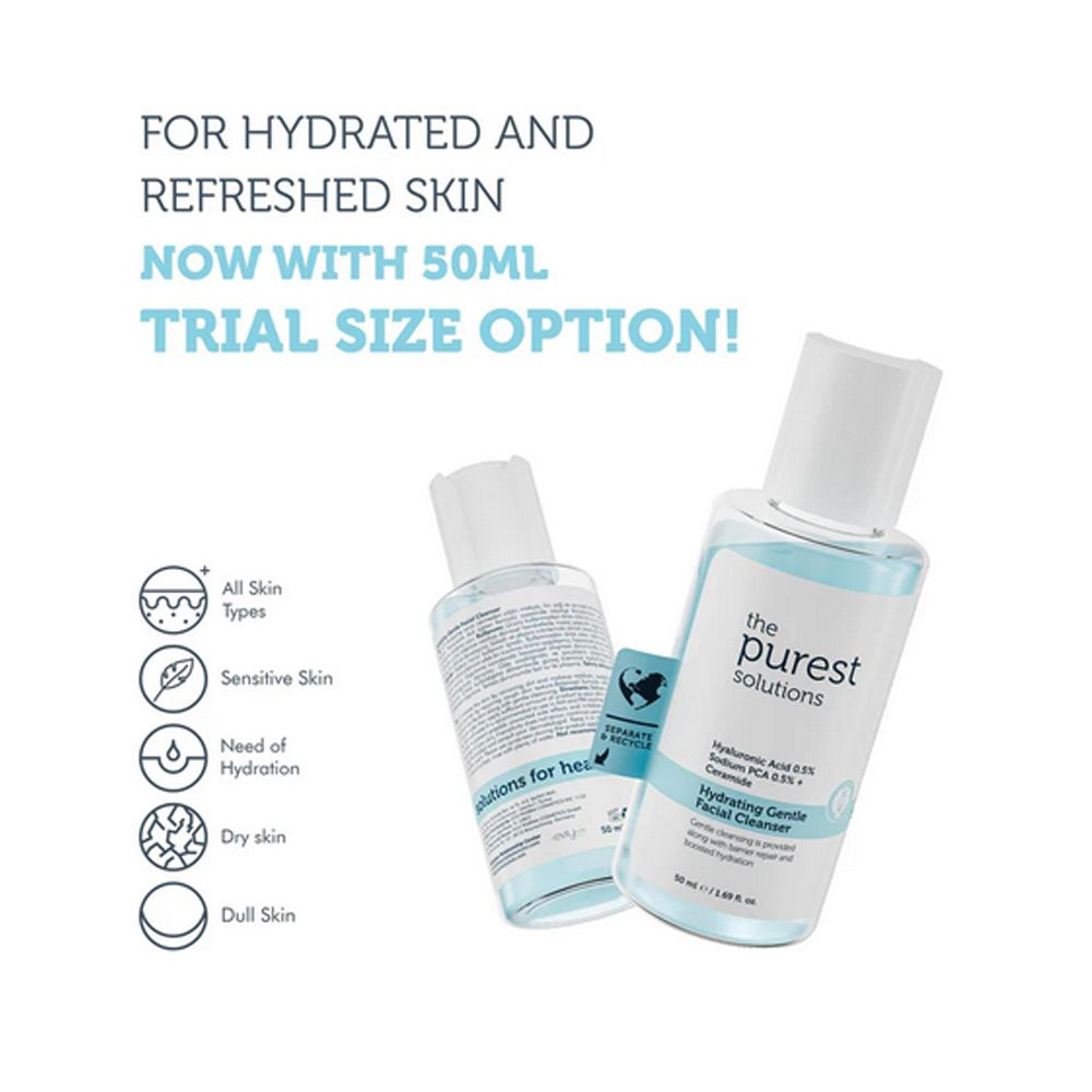 Hydrating Gentle Facial Cleanser Travel Size 50ml