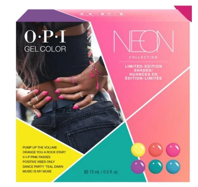 OPI Neon Collection 6 GelColor Kit