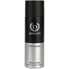 Denver Black Code Deodorant Body Spray For Men