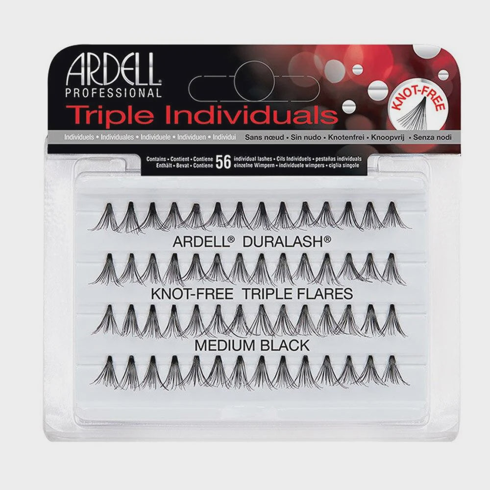 Ardell Triple Individuals Knot-Free Medium Black